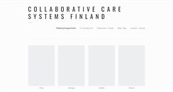 Desktop Screenshot of collaborativecaresystemsfinland.com