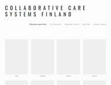 Tablet Screenshot of collaborativecaresystemsfinland.com